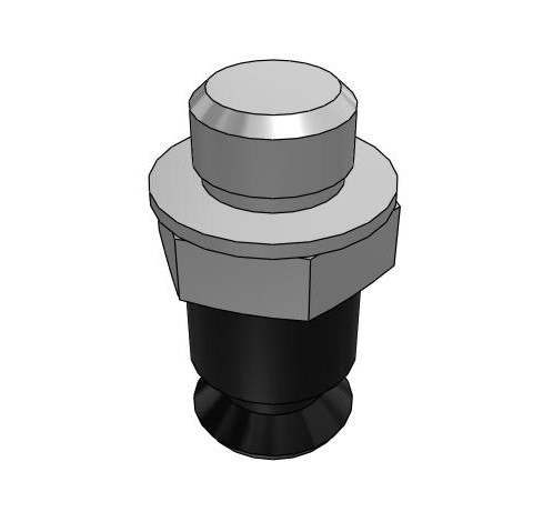 Bộ Nấm Hút Chân Không Và Giá Đỡ, Silicone Dẫn Điện, O.D 6 mm, Pisco VPME6RSE-M5