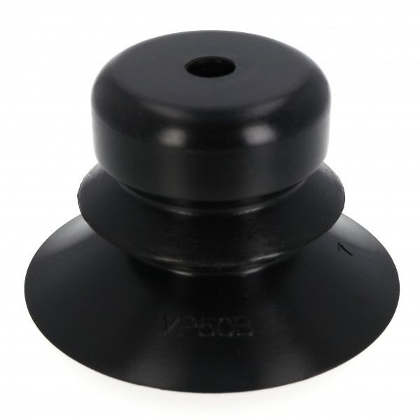Đầu Nấm Hút Chân Không Dạng Lò Xo, Silicone Dẫn Điện, O.D 50 mm, Pisco VP50BSE