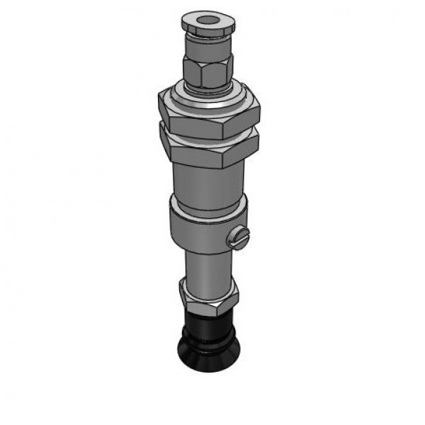 Bộ Nấm Hút Chân Không Và Giá Đỡ, Silicone Dẫn Điện, O.D 15 mm, Pisco VPC15-15BSE-4J