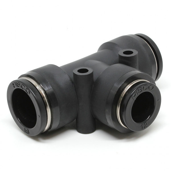 Đầu Nối Nhanh Khí Nén Chữ T Dạng Nối Giảm Pisco PEG16-12W-C