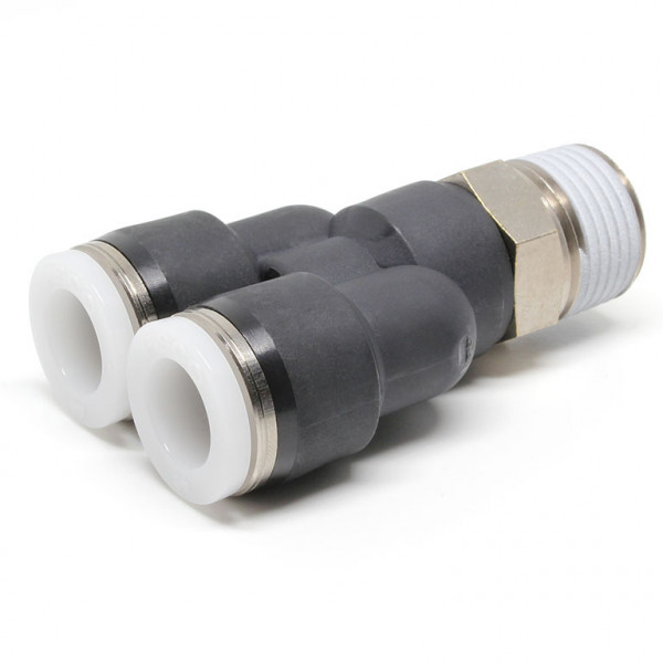 Đầu Nối Nhanh Khí Nén Dạng Chữ Y Ren Ngoài Pisco PX3/8-03